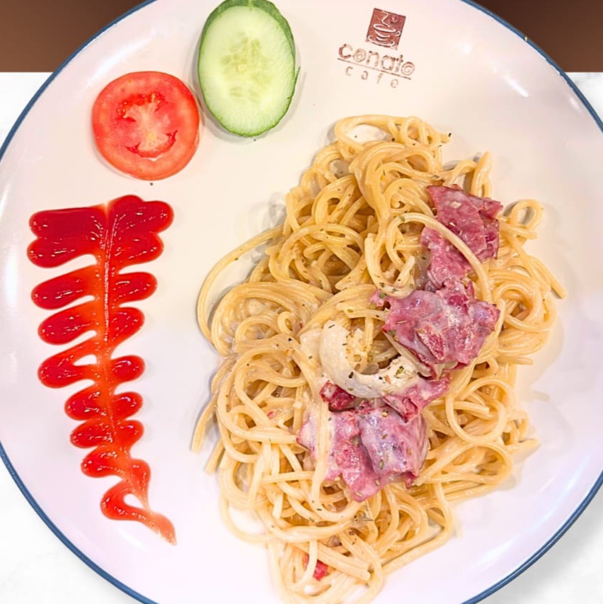 Spaghetti Smoked beef